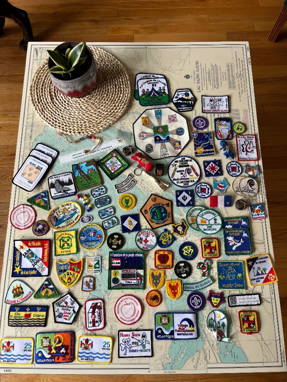 Vintage Lot of Scouts Badges, Buttons and Accessories